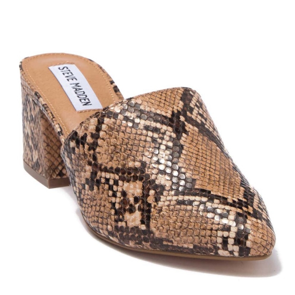 Steve Madden Bishop Snake Mule